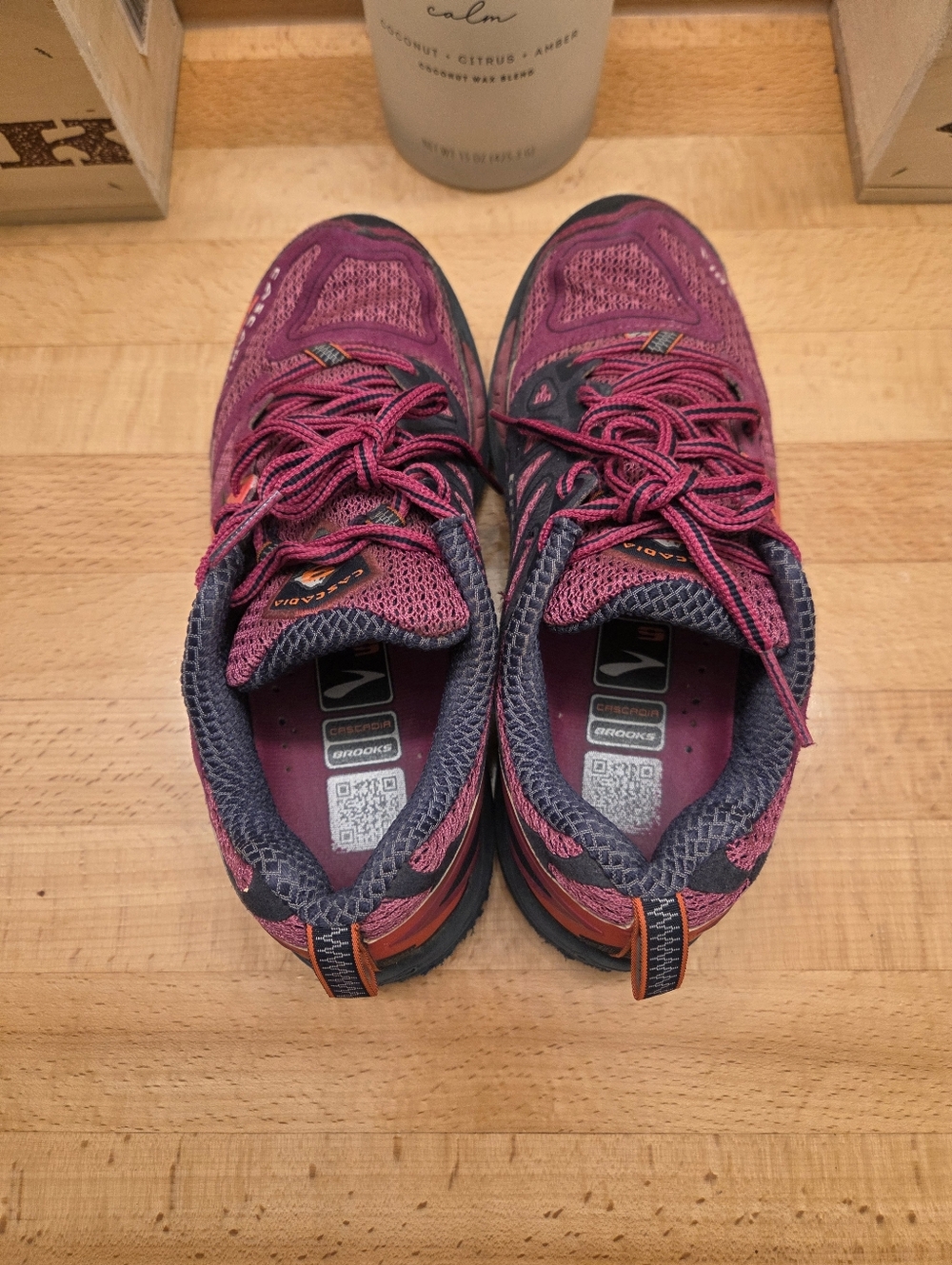 Brooks Cascadia 9 Women's Trail Running Shoes Pink/Purple Size 7 - Picture 8 of 10